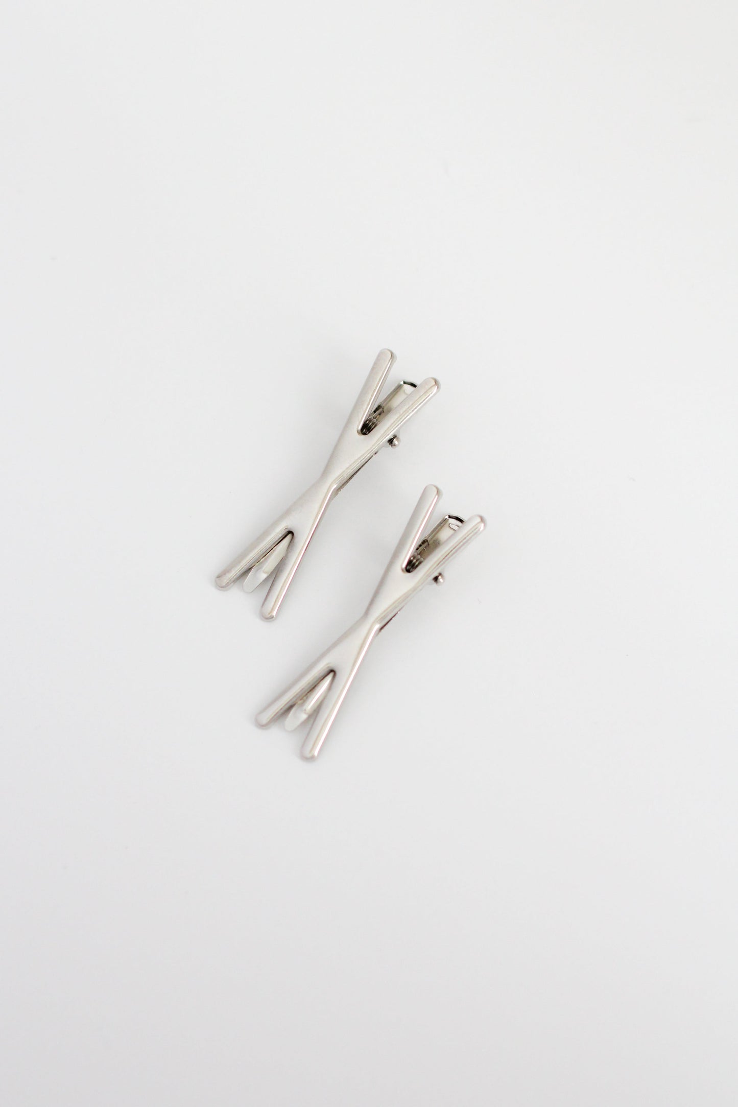 X Hair Pin #007 - Silver