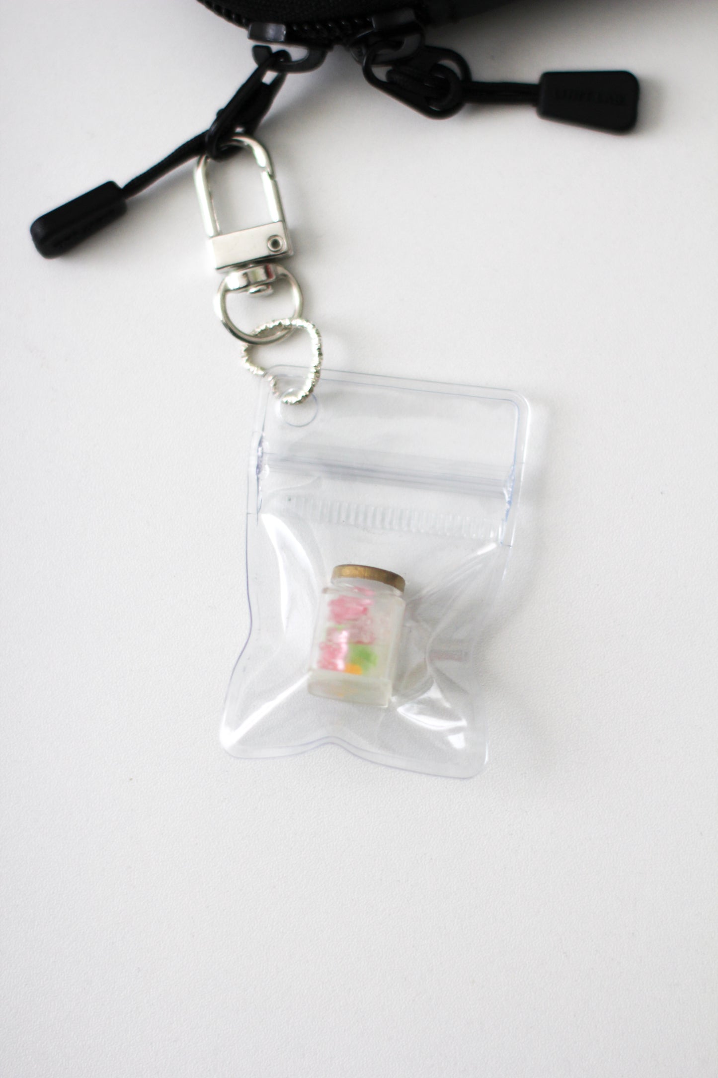 Bag Charm - a Jar of Gummy Bears
