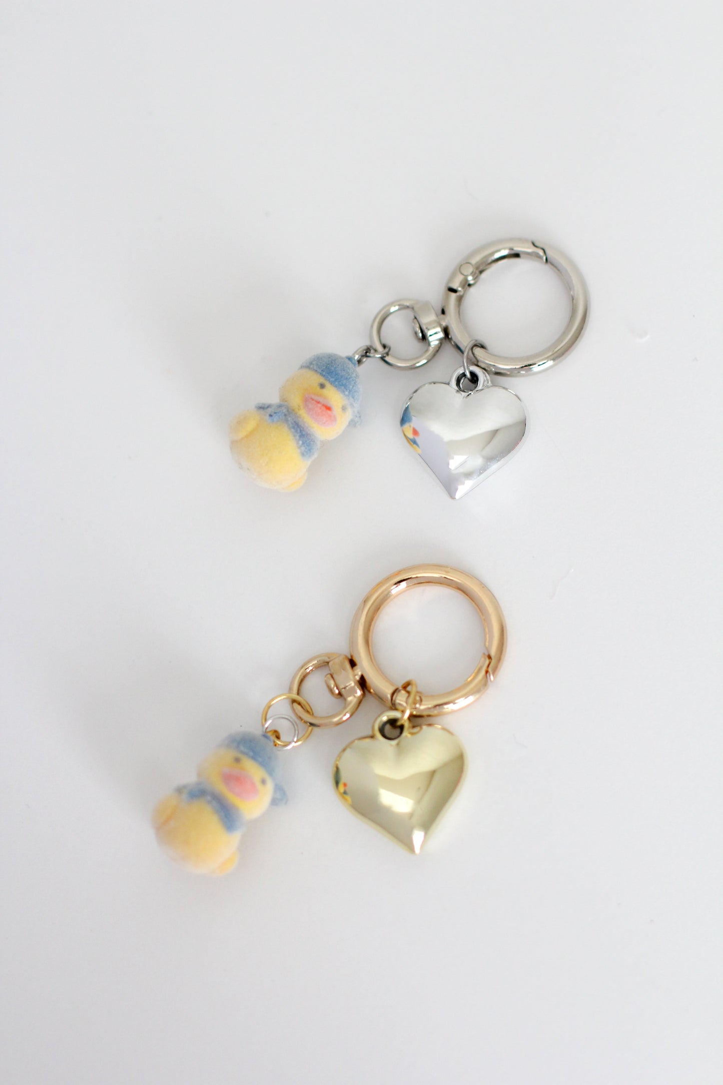 Duck Mini Charm #001 - Chrome