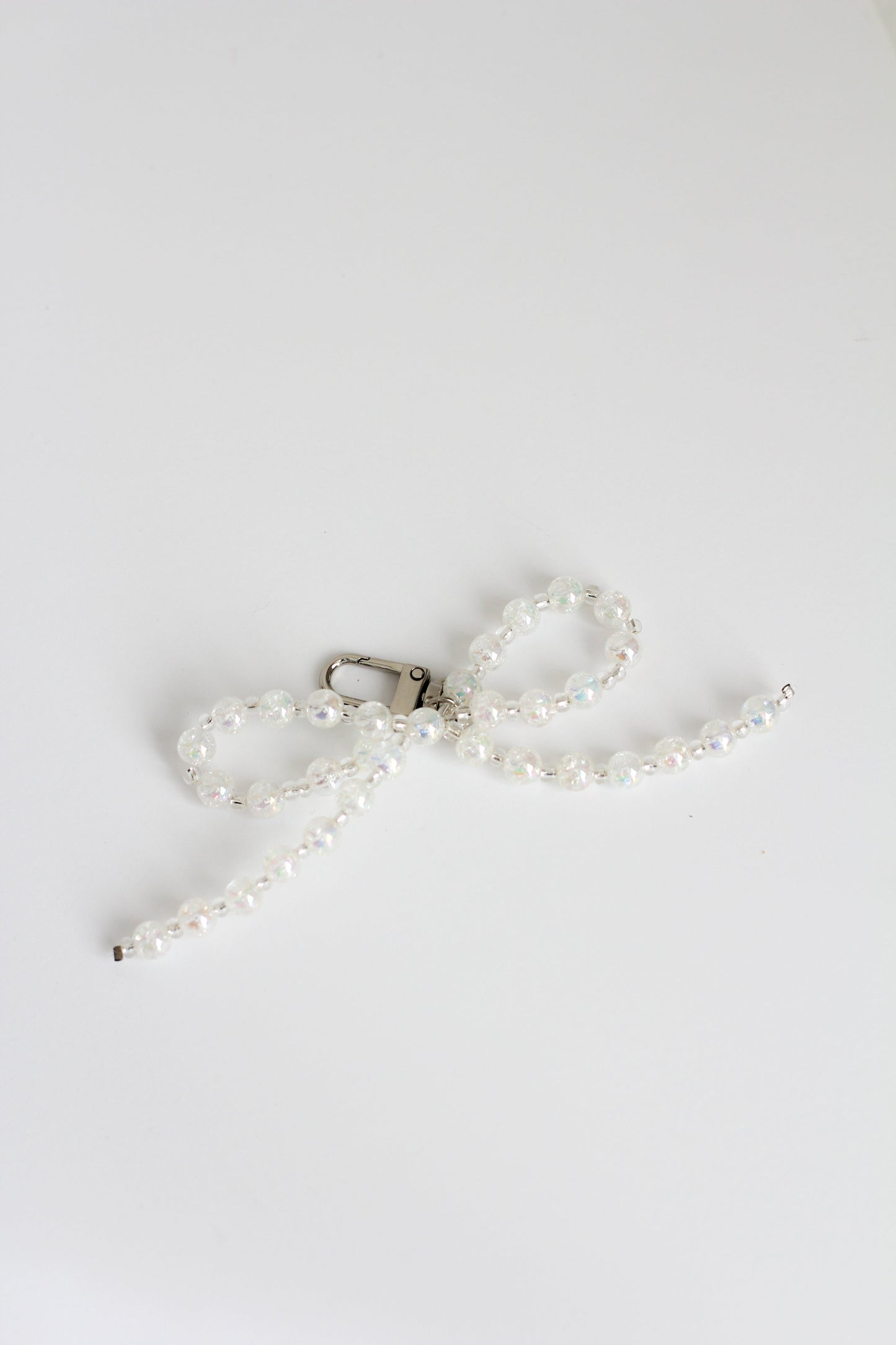 Bag Bow Charm #4 - White