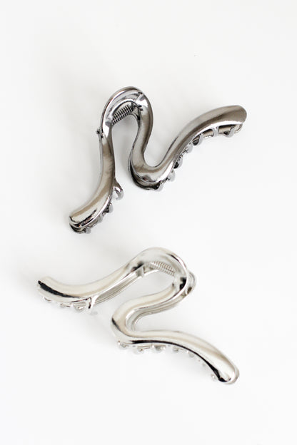 Hair Claw #2 - Carbon