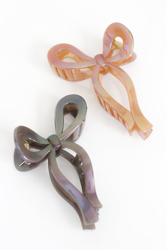 Hair Claw #6 - Ombre Brown