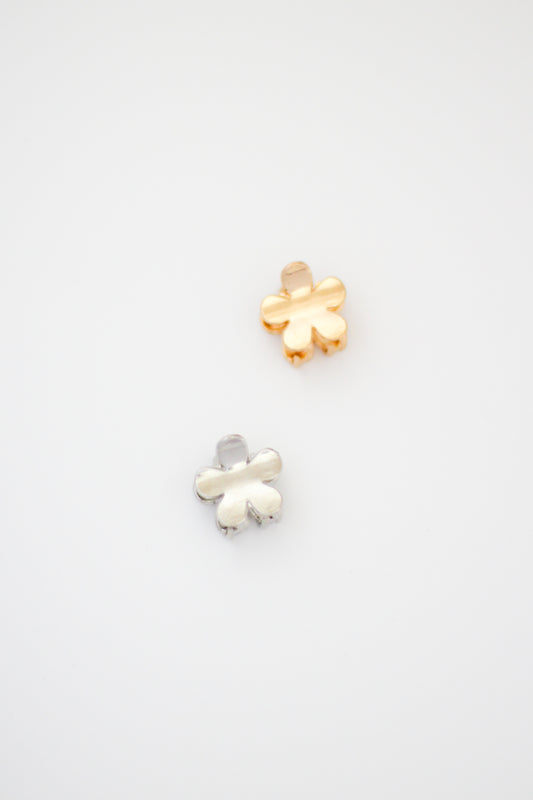 Flower Hair Clip - Mini #001 - Gold
