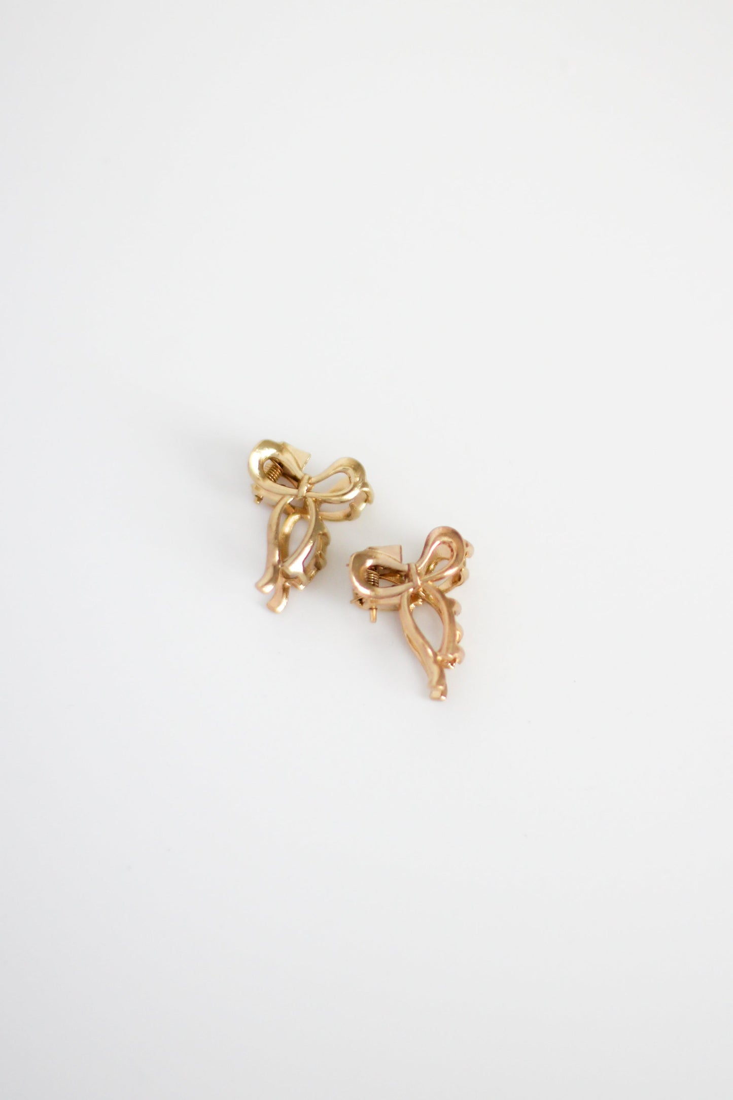 Bow Hair Clip - Mini #003 - Gold