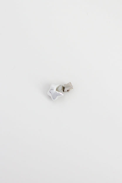 Star Hair Clip - Mini #007 - Chrome