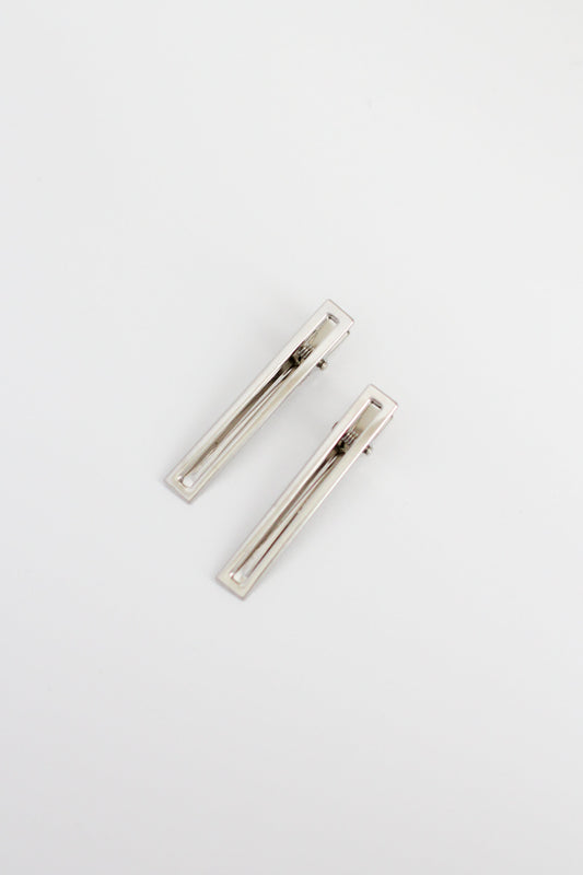 Bar Hair Pin #005 - Silver