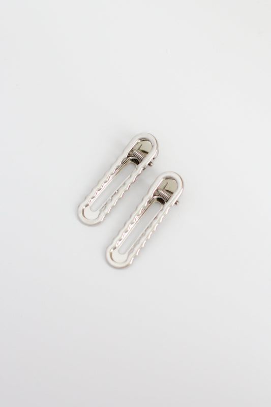 Paperclip Hair Pin #006 - Silver