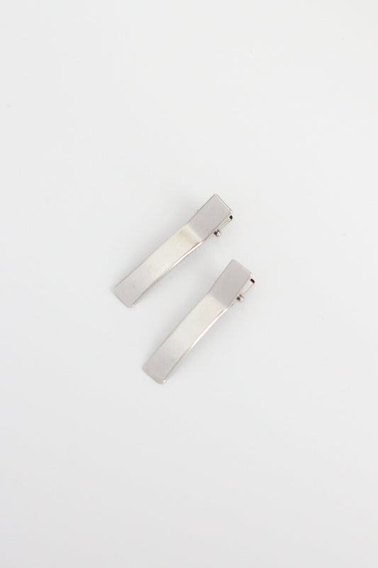 Bar Hair Pin #009 - Silver