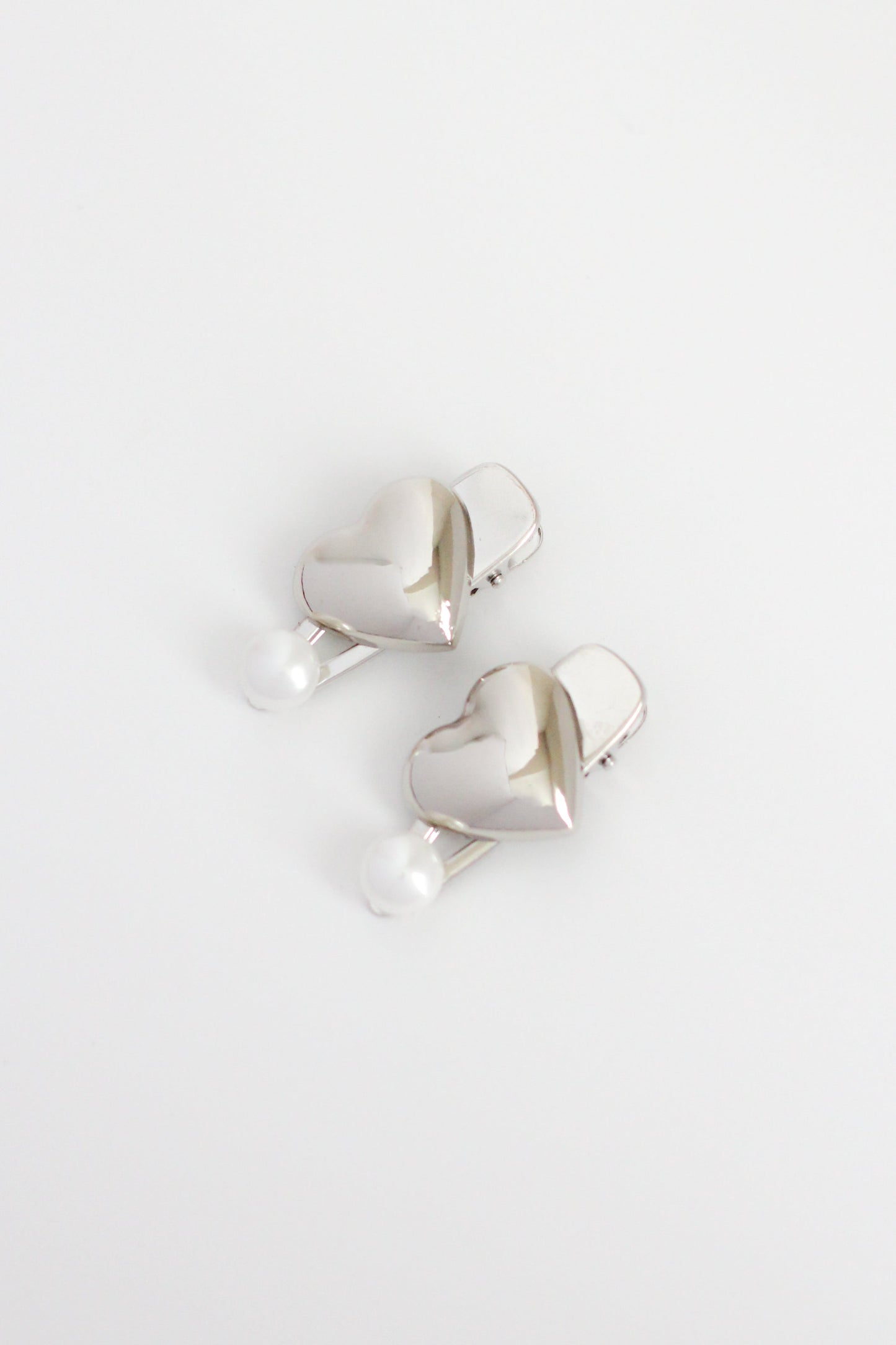 Heart Hair Pin #015 - Chrome