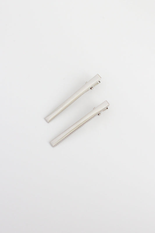 Bar Hair Pin #017 - Silver
