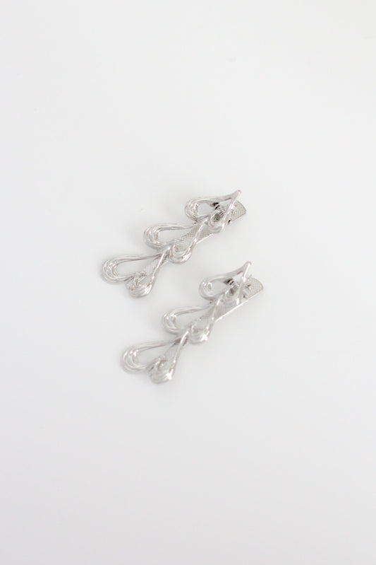 Heart Hair Pin #024 - Silver