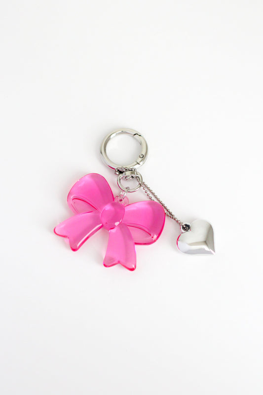 Key Charm #006 - Hot Pink