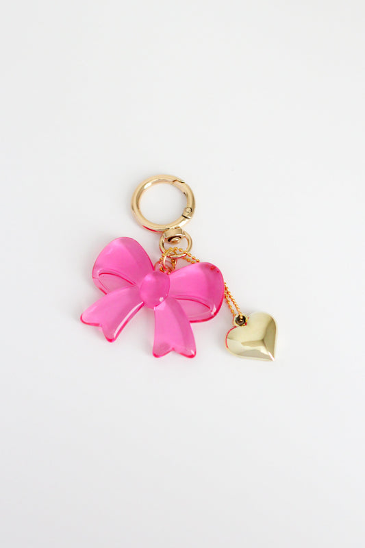 Key Charm #008 - Hot Pink