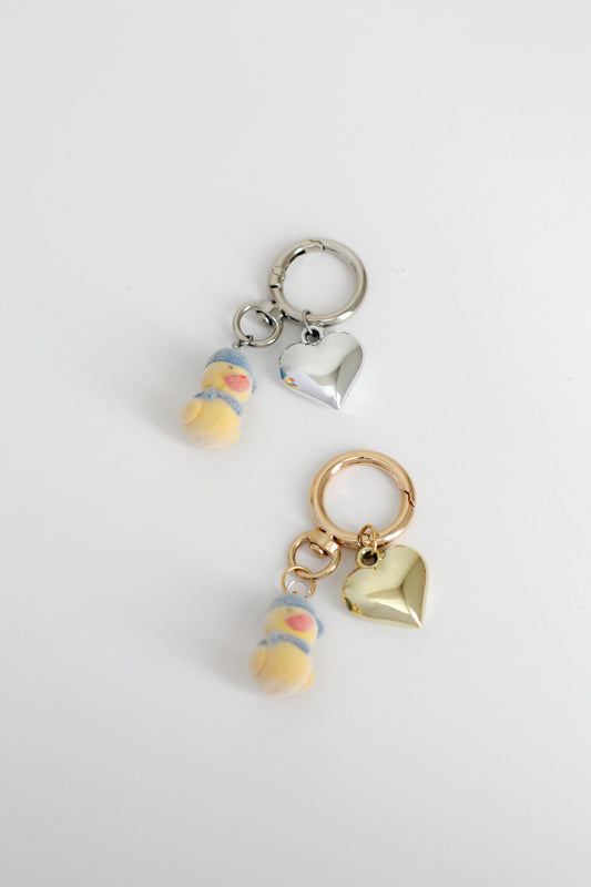 Duck Mini Charm #001 - Gold