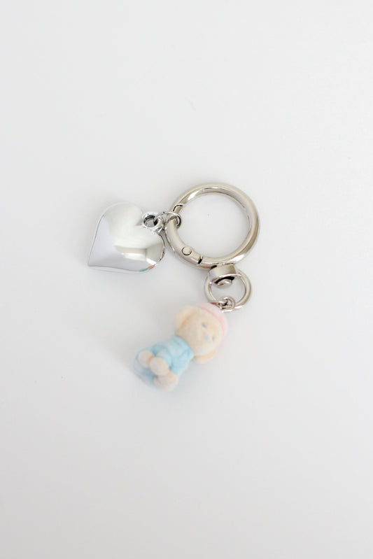 Puppy Mini Charm #002 - Chrome