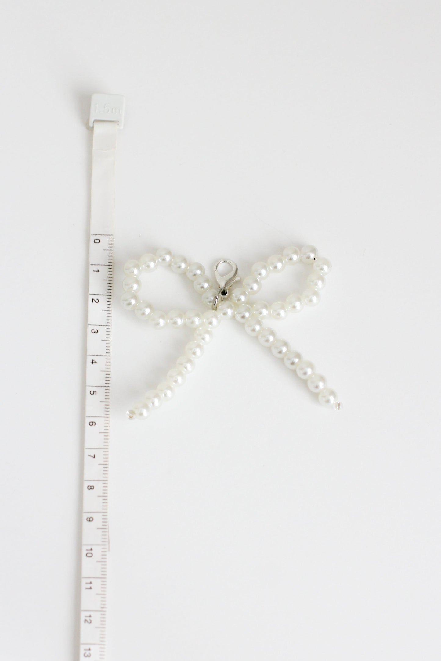 Small Bow Charm #1 - White