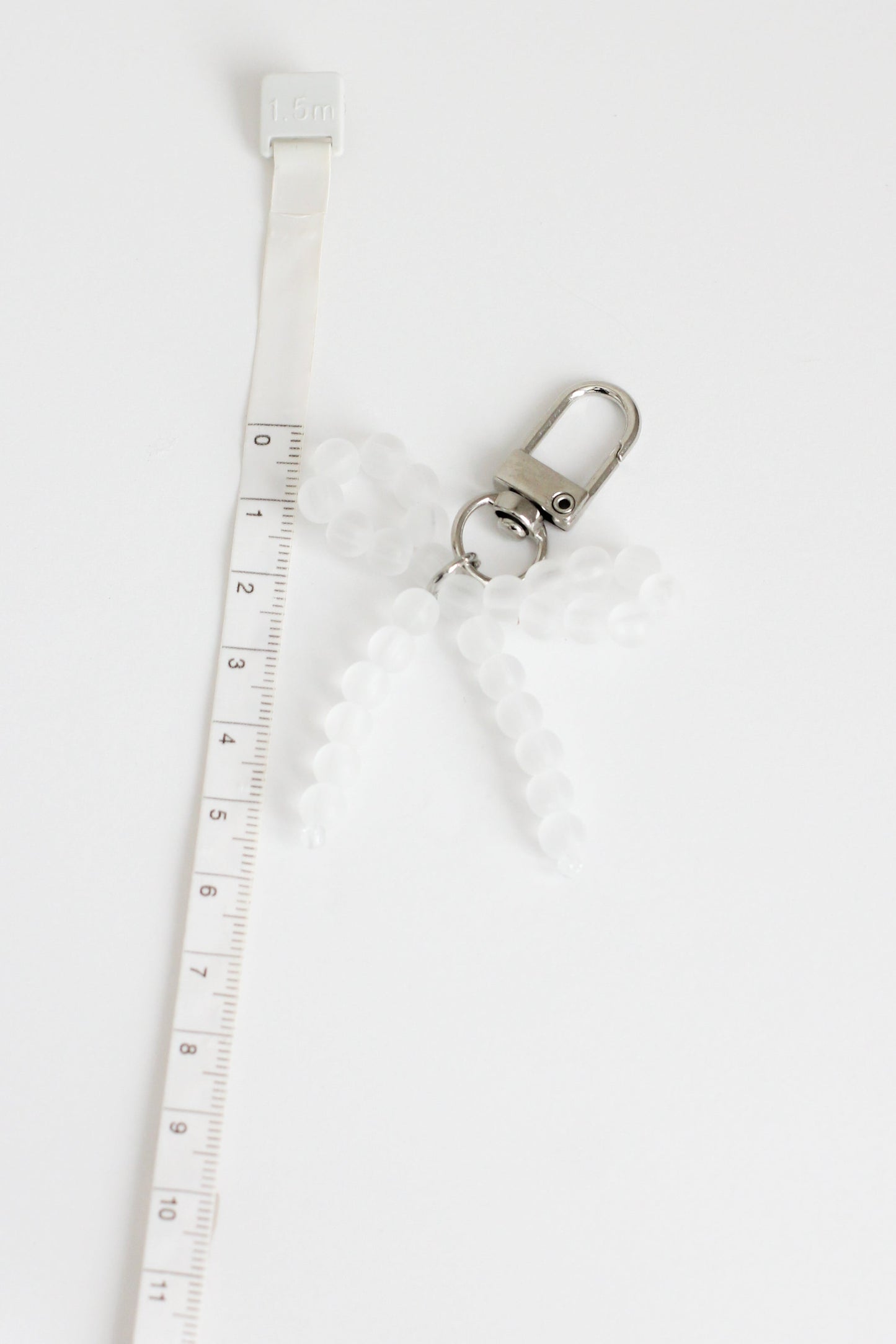 Small Bow Charm #3 - White