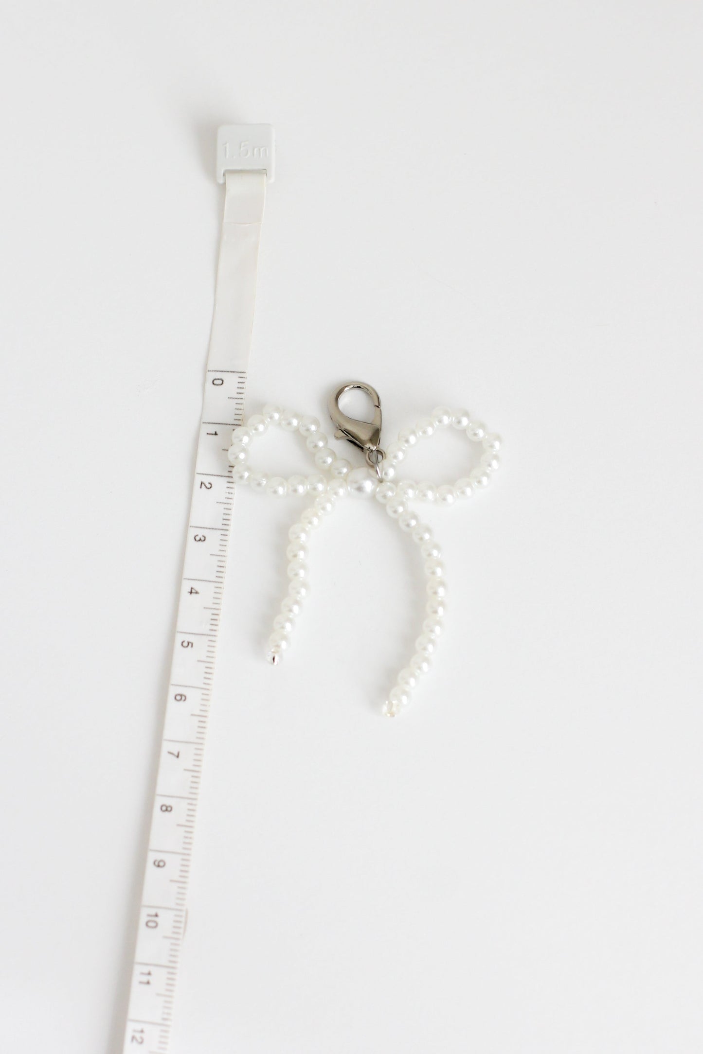 Small Bow Charm #4 - White